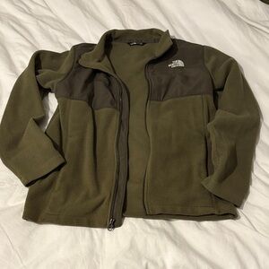The North Face Olive Fleece Jacket